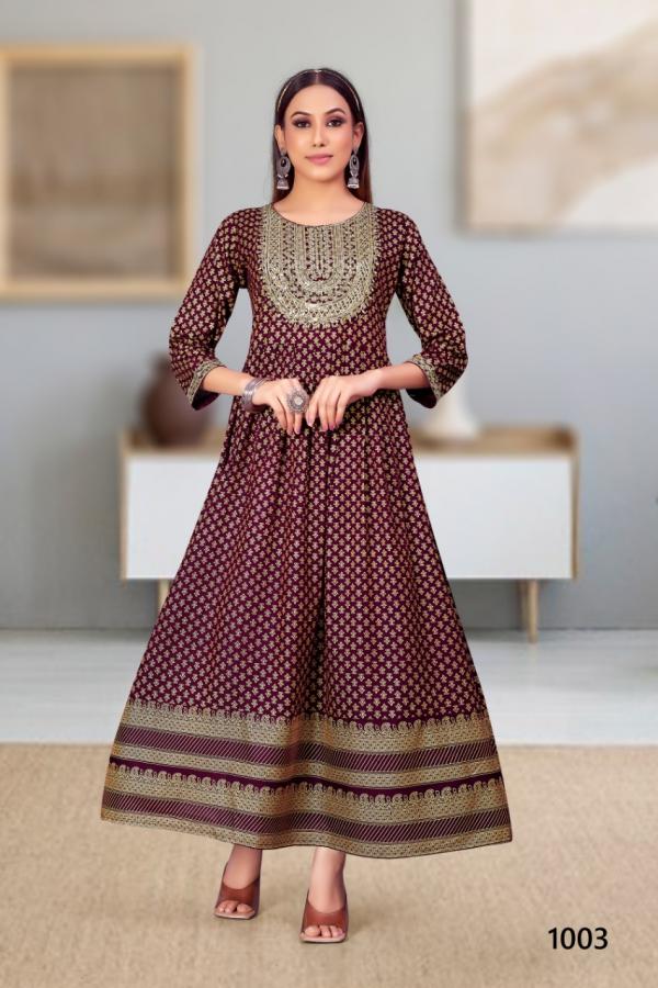 Jinesh Nx Mitali Ethnic Wear Anarkali Kurti Collection